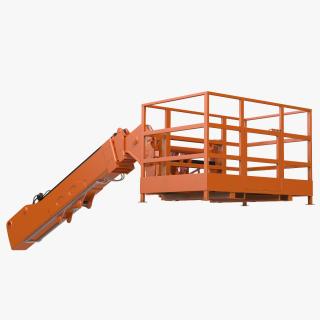 Forklift Work Platform Rigged 3D model
