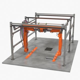 Automatic Carwash System Generic 3D