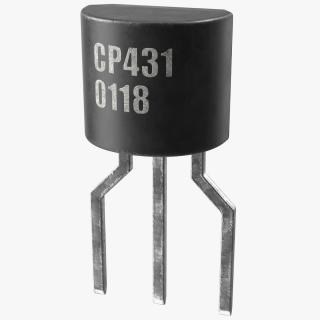 CP431 NPN Bipolar Junction Transistor 3D
