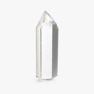 3D Unpolished Clear Quartz Crystal