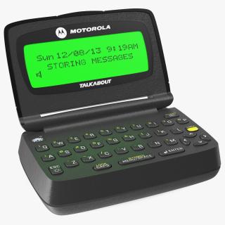 MOTOROLA T900 Pager with Screen On 3D model