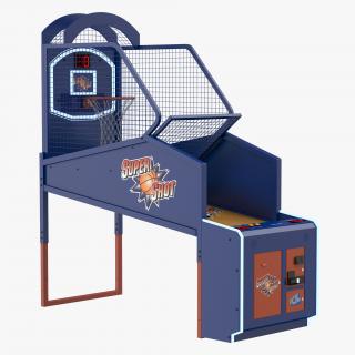 3D model Arcade Basketball Game Machine