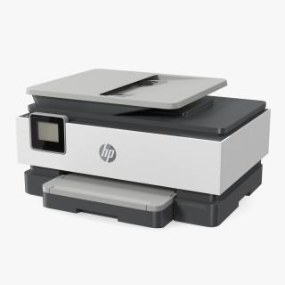 3D HP OfficeJet Pro 8025e Multifunction Printer OFF model