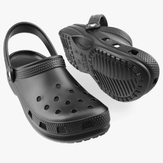 Crocs Coast Clog Black 3D