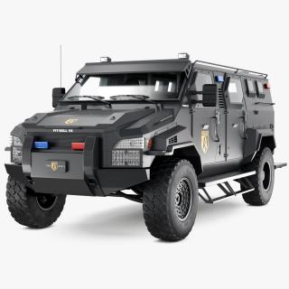 3D model Armored SWAT Truck Pit-Bull VX
