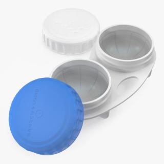 Bausch and Lomb Contact Lens and Case 3D