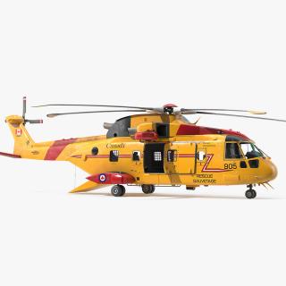 AgustaWestland CH 149 Cormorant Rescue Helicopter 3D model