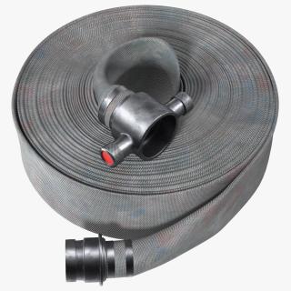 3D Coiled Fire Hose Used