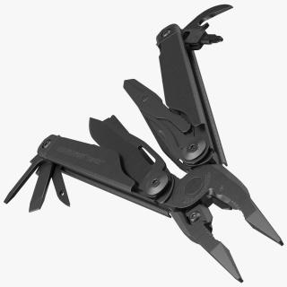 Leatherman Surge Multitool Black Open 3D