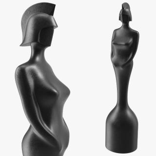 3D BRIT Award Statue Matte model