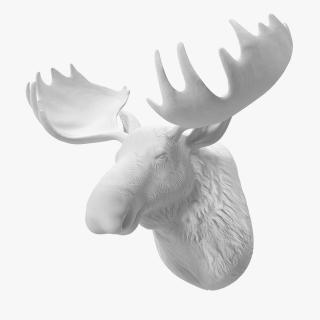 3D model Deer Head Fake Wall Mount