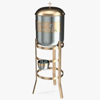 3D Holy Water Tank with Stand