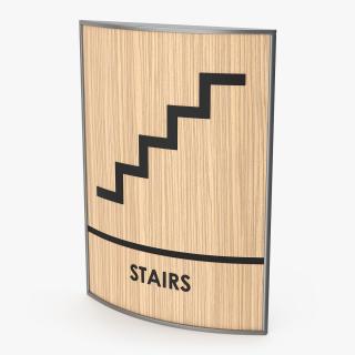 Stairs Compliance Sign 3D