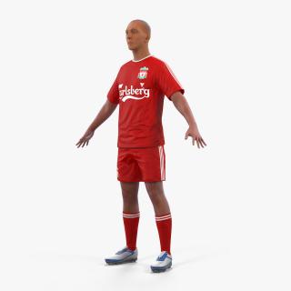 3D model Soccer or Football Player Liverpool