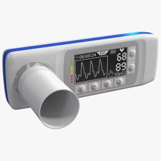 Handheld Digital Spirometer 3D