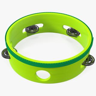 3D Tambourine Toy Musical Instrument model
