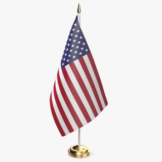 Table Flag USA 3D model
