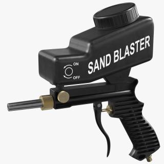 3D model Lematec Sand Blaster Gun Black