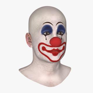 3D model Bald Clown Head