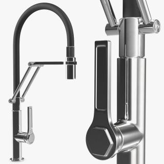 Professional Deck Mounted Kitchen Tap 3D
