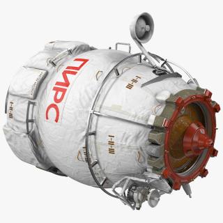 3D model ISS Module Pirs Docking Compartment