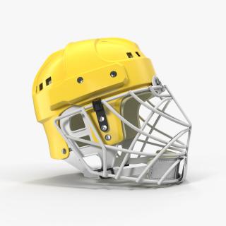 3D Ice Hockey Helmet Protective Mask model