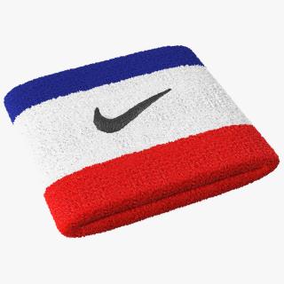 3D Nike Swoosh Wristband Folded Colored