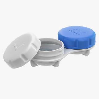Container with Contact Lenses 3D model