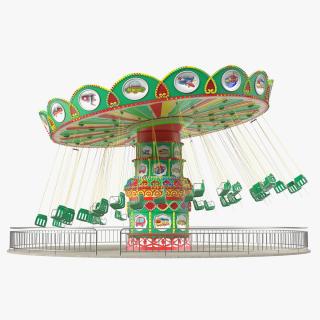 Carnival Swing Ride 3D model