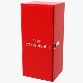 3D Fire Extinguisher Fibreglass Cabinet