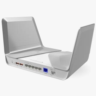 3D Modern Wifi Router model