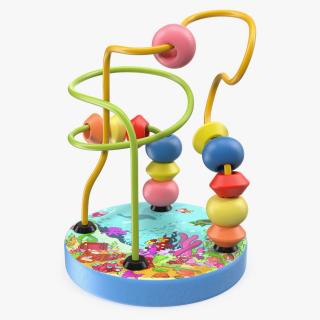 3D Wooden Cartoon Counting Wire Maze model