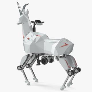 3D Robot Goat Kawasaki Rigged