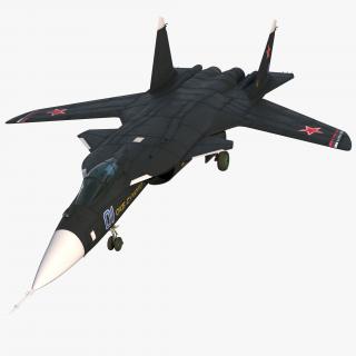 3D Sukhoi Su-47 Berkut Russin Jet Fighter model