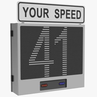 Electronic Modular Speed Display 3D