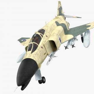 3D model F-4E Kurnass Israeli Air Force
