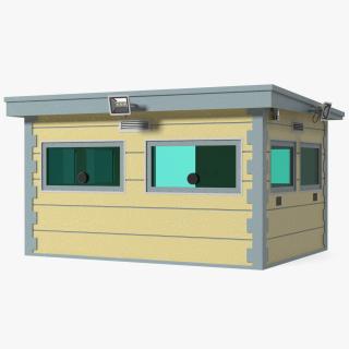 3D Outdoor Bullet Resistant Guard House