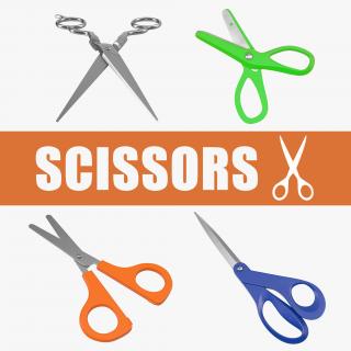 Scissors Collection 3D model