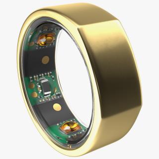 Oura Ring Gold 3D model