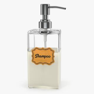 Dispenser Shampoo Rectangle 3D