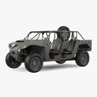 Ultra Light Combat Vehicle Rigged for Maya 3D