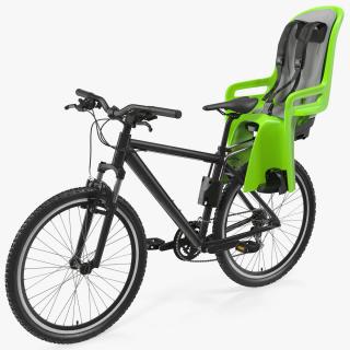 Bike with Child Safety Seat 3D