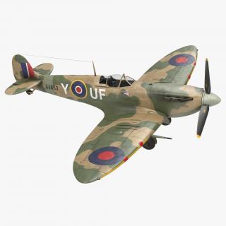 3D model Supermarine Spitfire