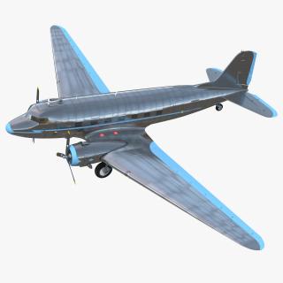 3D Vintage Airliner