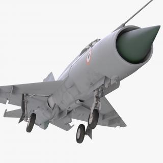 3D model MiG-21 Bison Indian Air Force IAF Rigged
