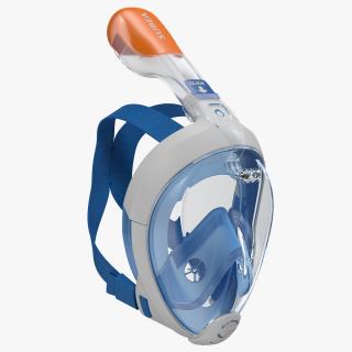 Tribord Subea Easybreath Full Face Snorkel Mask 3D