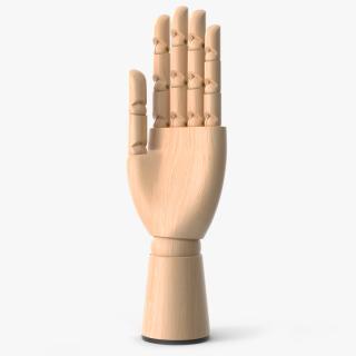 Mannequin Wooden Hand Light 3D