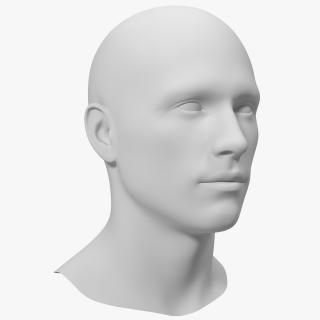 Male Mannequin Head 3D model