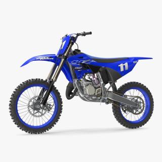 Motocross Motorcycle Rigged 3D