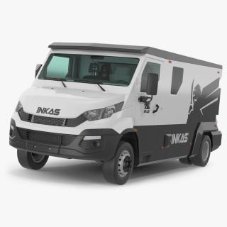 Iveco CIT Armored Vehicle Rigged 3D